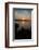 Sundown, Lelang Lake, boat, Dalsland, Götaland, Sweden-Andrea Lang-Framed Photographic Print