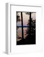 Sundown, Lelång Lake, Dalsland, Götaland, Sweden-Andrea Lang-Framed Photographic Print