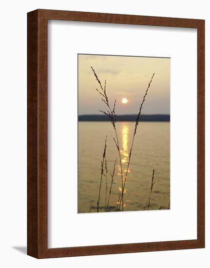 Sundown, Lelång Lake, Dalsland, Sweden-Andrea Lang-Framed Photographic Print