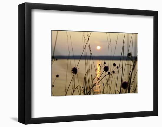 Sundown, Lelång Lake, Dalsland, Sweden-Andrea Lang-Framed Photographic Print