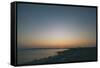 Sundown on the beach of Mitjorn with view to the Mola, Formentera,-Nadja Jacke-Framed Stretched Canvas