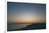 Sundown on the beach of Mitjorn with view to the Mola, Formentera,-Nadja Jacke-Framed Photographic Print