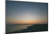 Sundown on the beach of Mitjorn with view to the Mola, Formentera,-Nadja Jacke-Mounted Photographic Print