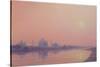 Sundown on the Yamuna-Derek Hare-Stretched Canvas