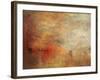 Sundown over a Lake, 1840-J^ M^ W^ Turner-Framed Giclee Print