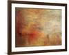 Sundown over a Lake, 1840-J^ M^ W^ Turner-Framed Giclee Print