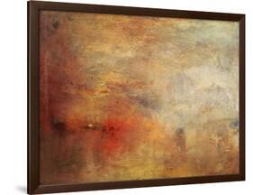 Sundown over a Lake, 1840-J^ M^ W^ Turner-Framed Giclee Print