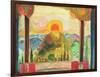 Sundown over Abruzzi, C.1980-89-Michael Chase-Framed Giclee Print