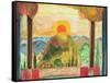 Sundown over Abruzzi, C.1980-89-Michael Chase-Framed Stretched Canvas