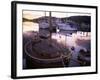 Sundown Over South Harbour, Hamburgsund, Bohuslan, Sweden, Scandinavia, Europe-Kim Hart-Framed Photographic Print