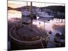 Sundown Over South Harbour, Hamburgsund, Bohuslan, Sweden, Scandinavia, Europe-Kim Hart-Mounted Photographic Print