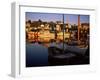 Sundown Over South Harbour, Village of Fjallbacka, Bohuslan, Sweden, Scandinavia-Kim Hart-Framed Photographic Print