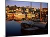 Sundown Over South Harbour, Village of Fjallbacka, Bohuslan, Sweden, Scandinavia-Kim Hart-Mounted Photographic Print