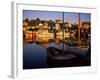 Sundown Over South Harbour, Village of Fjallbacka, Bohuslan, Sweden, Scandinavia-Kim Hart-Framed Photographic Print