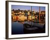 Sundown Over South Harbour, Village of Fjallbacka, Bohuslan, Sweden, Scandinavia-Kim Hart-Framed Photographic Print