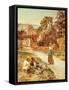 Sundown, Return of the Cattle, 1897-Leon Augustin Lhermitte-Framed Stretched Canvas