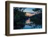 Sundown, Stora Le Lake, Dalsland, Götaland, Sweden-Andrea Lang-Framed Photographic Print