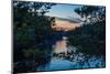 Sundown, Stora Le Lake, Dalsland, Götaland, Sweden-Andrea Lang-Mounted Photographic Print