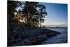 Sundown, Stora Le Lake, Sweden-Andrea Lang-Stretched Canvas
