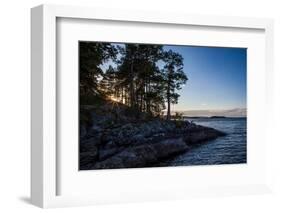 Sundown, Stora Le Lake, Sweden-Andrea Lang-Framed Photographic Print