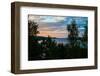 Sundown, Stora Le, near Ed, Dalsland, Götaland, Sweden-Andrea Lang-Framed Photographic Print