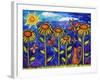 Sundown Sunflowers-Wyanne-Framed Giclee Print