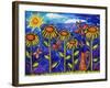 Sundown Sunflowers-Wyanne-Framed Giclee Print