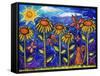 Sundown Sunflowers-Wyanne-Framed Stretched Canvas