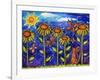 Sundown Sunflowers-Wyanne-Framed Giclee Print