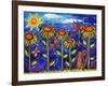 Sundown Sunflowers-Wyanne-Framed Giclee Print