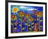 Sundown Sunflowers-Wyanne-Framed Giclee Print