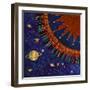 Sunfan 1, 2008-Sabira Manek-Framed Giclee Print