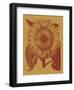 Sunflower 15-Botanical Series-Framed Art Print