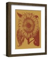 Sunflower 15-Botanical Series-Framed Art Print
