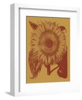 Sunflower 15-Botanical Series-Framed Art Print