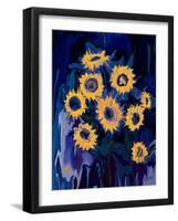 sunflower 1-Rabi Khan-Framed Art Print