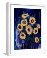 sunflower 1-Rabi Khan-Framed Art Print