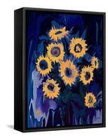 sunflower 1-Rabi Khan-Framed Stretched Canvas