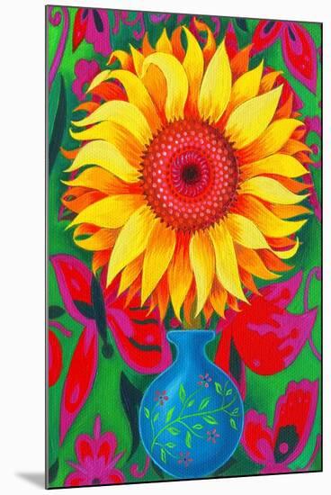 Sunflower, 2015-Jane Tattersfield-Mounted Giclee Print