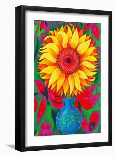 Sunflower, 2015-Jane Tattersfield-Framed Giclee Print