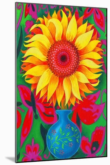 Sunflower, 2015-Jane Tattersfield-Mounted Giclee Print
