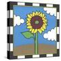 Sunflower 2-Denny Driver-Stretched Canvas