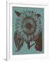 Sunflower 5-Botanical Series-Framed Art Print