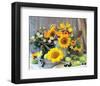 Sunflower Arrangement I-null-Framed Premium Giclee Print