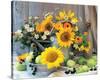 Sunflower Arrangement I-null-Stretched Canvas