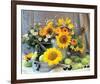 Sunflower Arrangement I-null-Framed Art Print