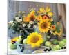 Sunflower Arrangement I-null-Mounted Art Print