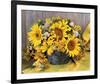 Sunflower Arrangement II-null-Framed Art Print