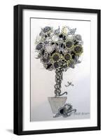 Sunflower arrangement-Linda Arthurs-Framed Giclee Print