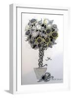 Sunflower arrangement-Linda Arthurs-Framed Giclee Print